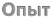 Опыт